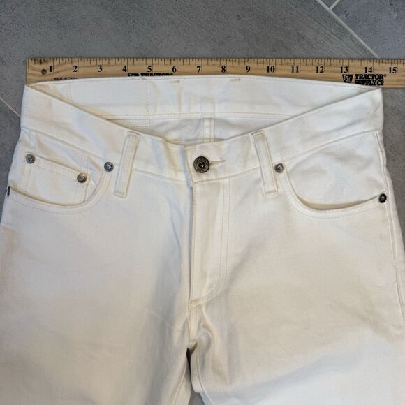 3sixteen x Self Edge 577BSP Slim Tapered Jeans – White – Size 28 x 34 - Picture 6 of 11